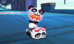 跑跑卡丁车手游黑妞看熊猫心愿攻略