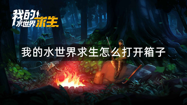 我的水世界求生怎么打开锁定键箱子