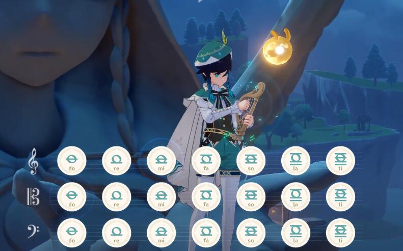 原神天空之城琴谱内容