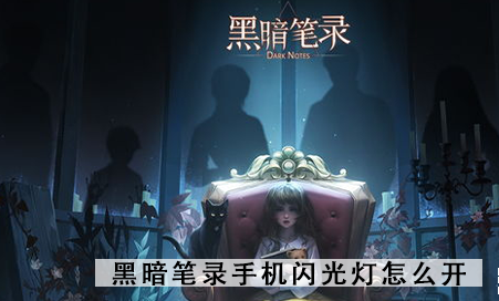黑暗笔录手机闪光灯怎么开