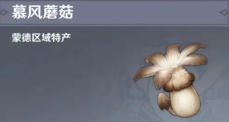 原神慕风蘑菇在哪里