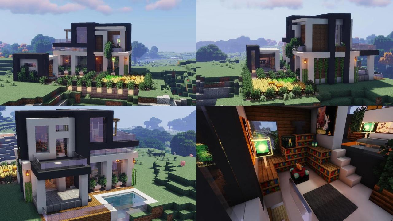 我的世界小别墅设计图片