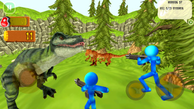 火柴人战争：狩猎恐龙